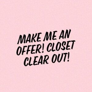 Make Me an Offer ~ Closet Clear Out